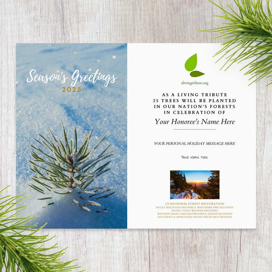 Plant-a-Tree Holiday Card 2025